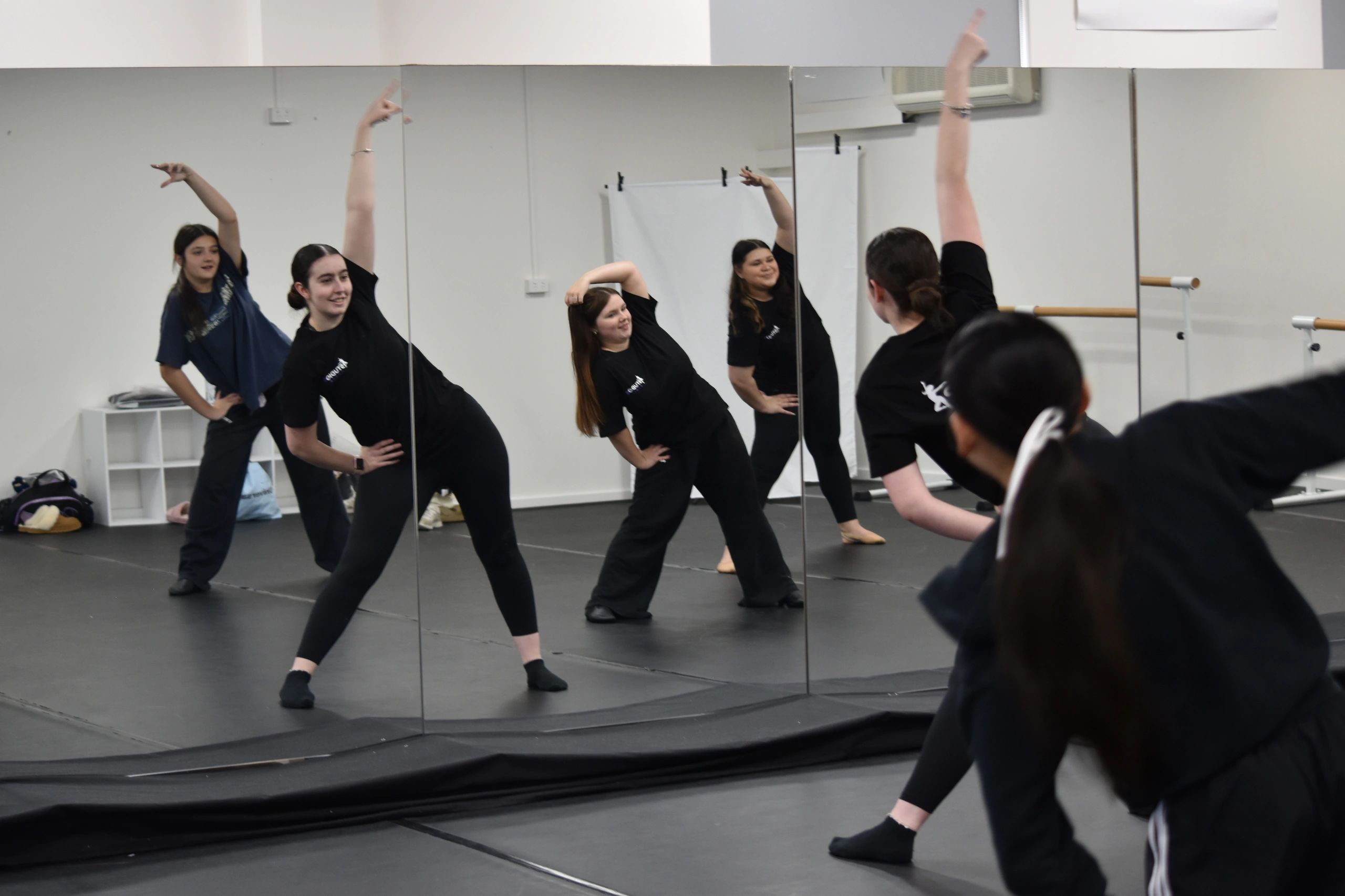 Contemporary dance class